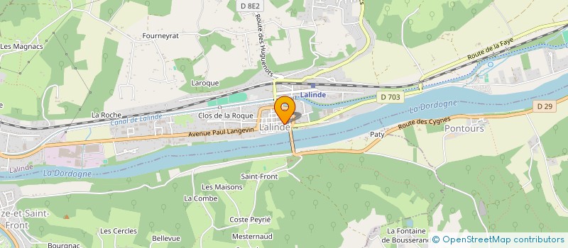 localisation de l'entreprise MADAME BERENGERE CERTIN  LALINDE