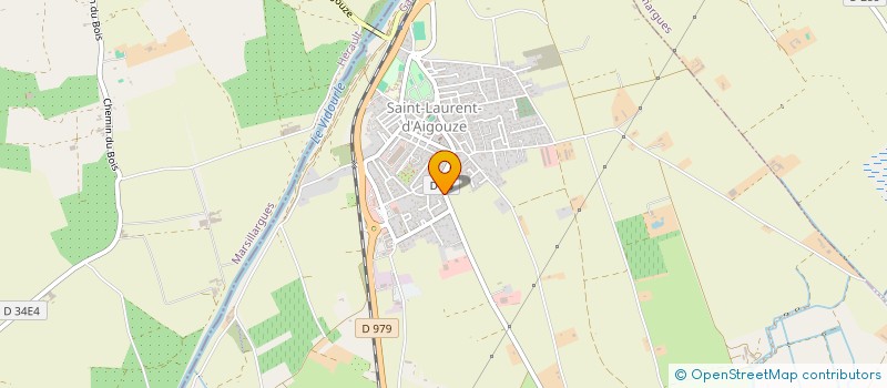 localisation de l'entreprise MADAME BERENGERE CHAPUS  SAINT-LAURENT-D'AIGOUZE