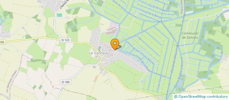 localisation de l'entreprise MADAME BERENGERE CHARRIER  LE VANNEAU-IRLEAU