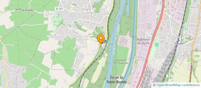 localisation de l'entreprise MADAME BERENGERE CORNILLON  IRIGNY