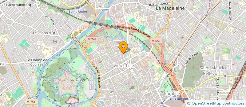 localisation de l'entreprise MADAME BERENGERE D ORGEVAL DUBOUCHET à LILLE