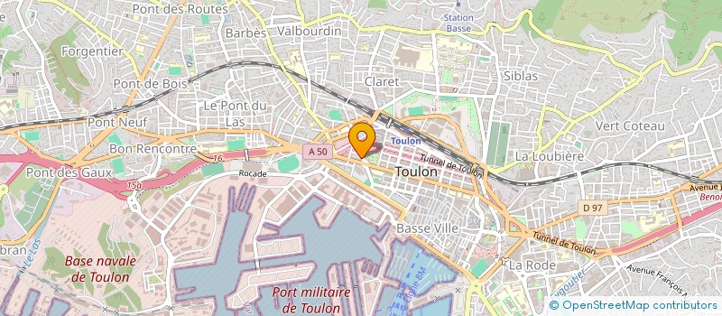 localisation de l'entreprise MADAME BERENGERE DA COSTA  TOULON