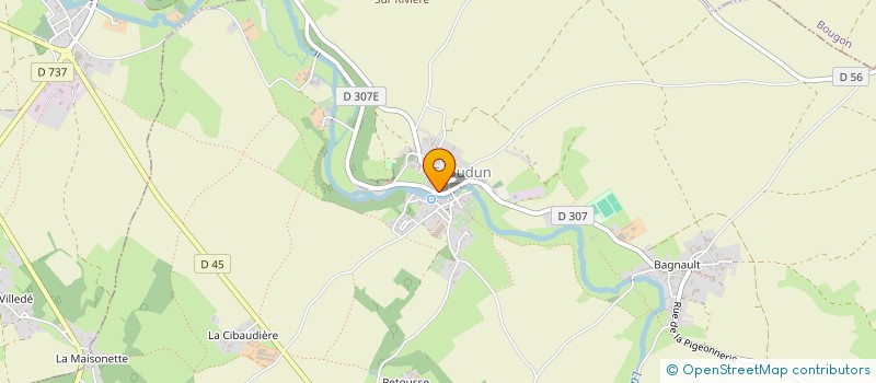 localisation de l'entreprise MADAME BERENGERE DAGAULT  EXOUDUN