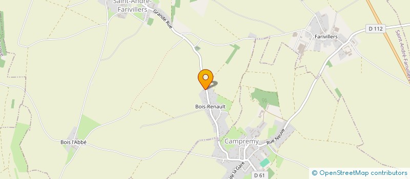 localisation de l'entreprise MADAME BERENGERE DEBARBIEUX  SAINT-ANDRE-FARIVILLERS