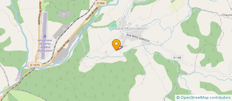 localisation de l'entreprise MADAME BERENGERE DEFORCHE  LA BATIE-MONTSALEON