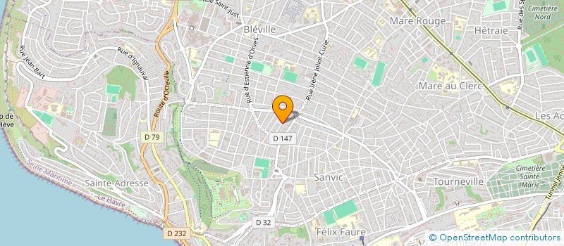 localisation de l'entreprise MADAME BERENGERE DEHAIS  LE HAVRE