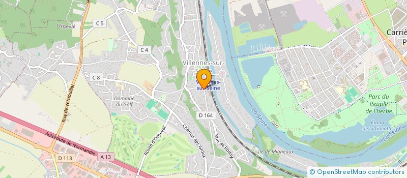 localisation de l'entreprise MADAME BERENGERE DESMETTRE à VILLENNES-SUR-SEINE
