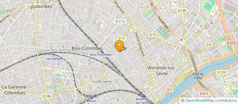 localisation de l'entreprise MADAME BERENGERE DIDIER à ASNIERES-SUR-SEINE