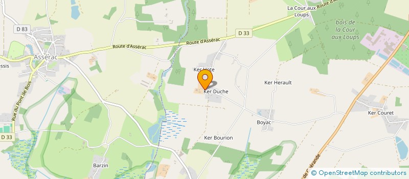 localisation de l'entreprise MADAME BERENGERE DUBOST à HERBIGNAC