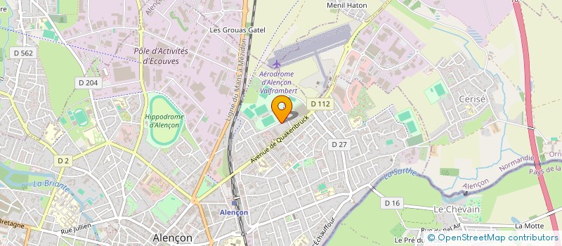 localisation de l'entreprise MADAME BERENGERE DUTEIL à ALENCON