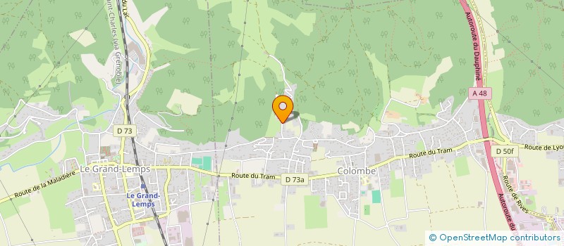 localisation de l'entreprise MADAME BERENGERE DUTOIT  COLOMBE