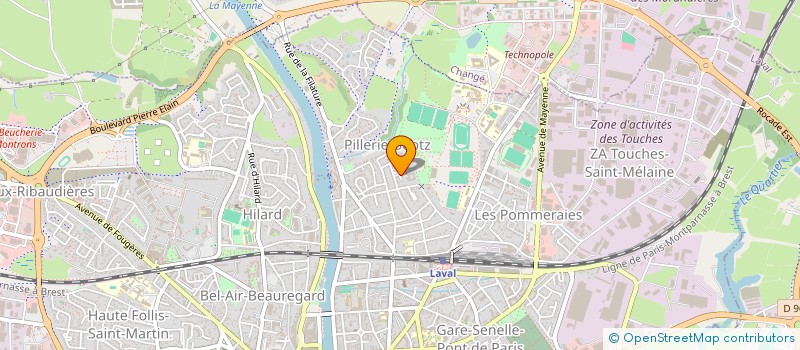 localisation de l'entreprise MADAME BERENGERE FLECHAIS à LAVAL