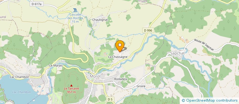 localisation de l'entreprise MADAME BERENGERE FONGARNAND  CHAMBON-SUR-LAC