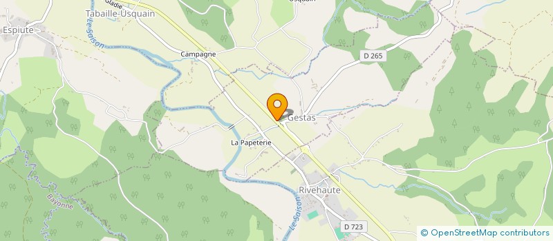 localisation de l'entreprise MADAME BERENGERE FRANCESCHI à GESTAS