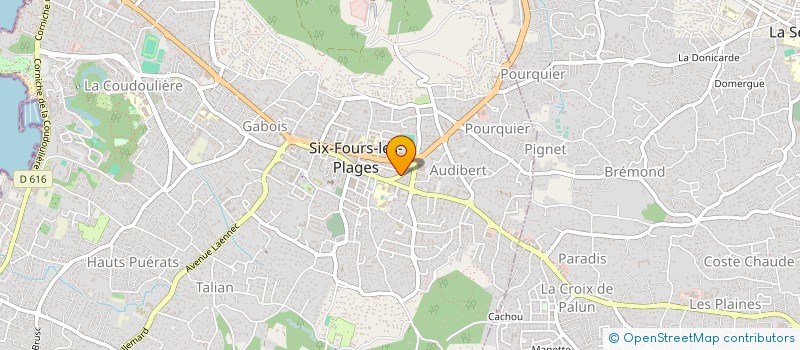 localisation de l'entreprise MADAME BERENGERE GALLOIS à SIX-FOURS-LES-PLAGES