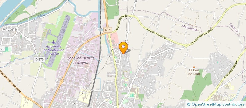 localisation de l'entreprise MADAME BERENGERE GAY  MONTELIMAR