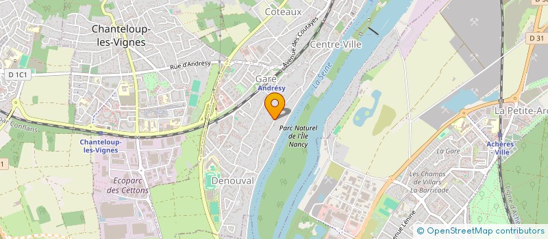 localisation de l'entreprise MADAME BERENGERE GLAUME  ANDRESY