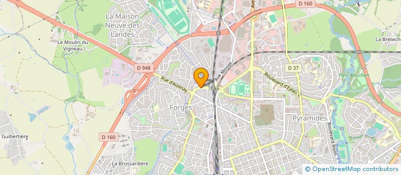 localisation de l'entreprise MADAME BERENGERE GRELAC à LA ROCHE-SUR-YON