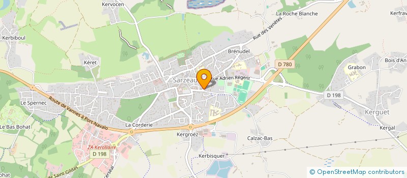 localisation de l'entreprise MADAME BERENGERE GRENECHE  SARZEAU
