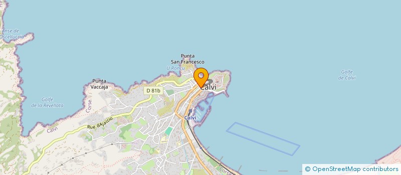 localisation de l'entreprise MADAME BERENGERE GRIMAULT  CALVI