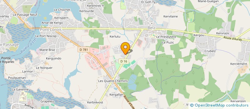 localisation de l'entreprise MADAME BERENGERE GUILLERMIC  BELZ