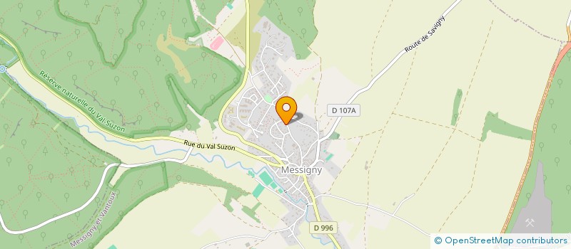 localisation de l'entreprise MADAME BERENGERE GUILLIER  MESSIGNY-ET-VANTOUX