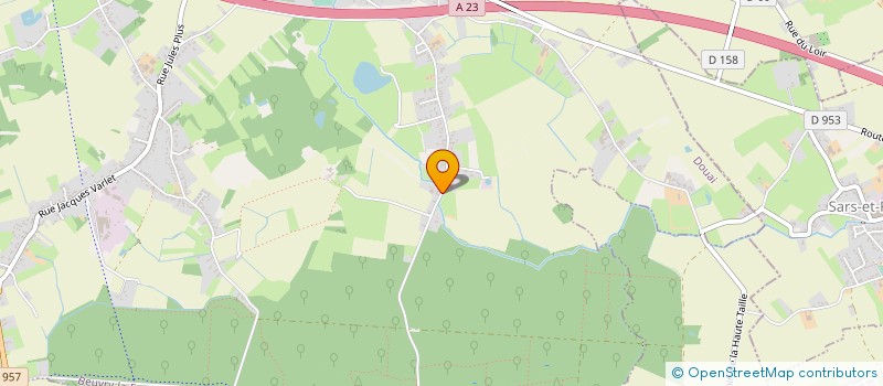 localisation de l'entreprise MADAME BERENGERE HASBROUCK  BEUVRY-LA-FORET