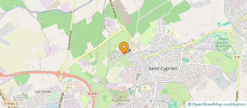 localisation de l'entreprise MADAME BERENGERE HAUMONTE  SAINT-CYPRIEN