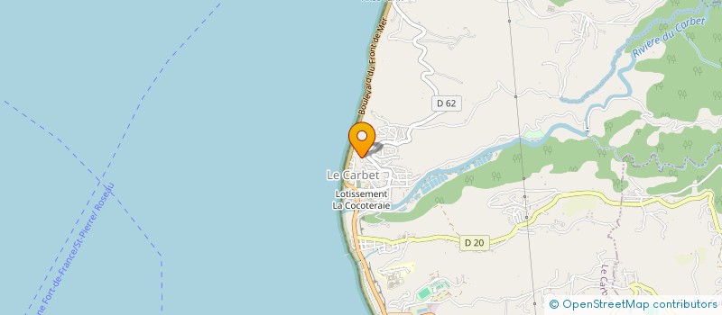 localisation de l'entreprise MADAME BERENGERE HERVIEUX  LE CARBET