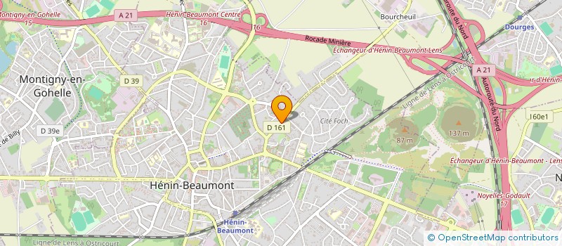 localisation de l'entreprise MADAME BERENGERE HETUIN  HENIN-BEAUMONT