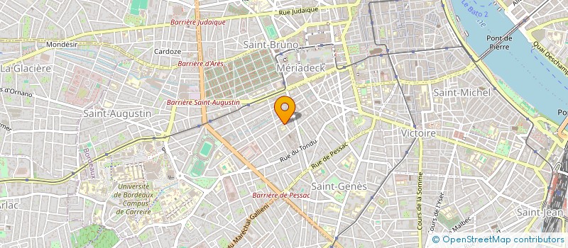 localisation de l'entreprise MADAME BERENGERE JACQUELIN  BORDEAUX