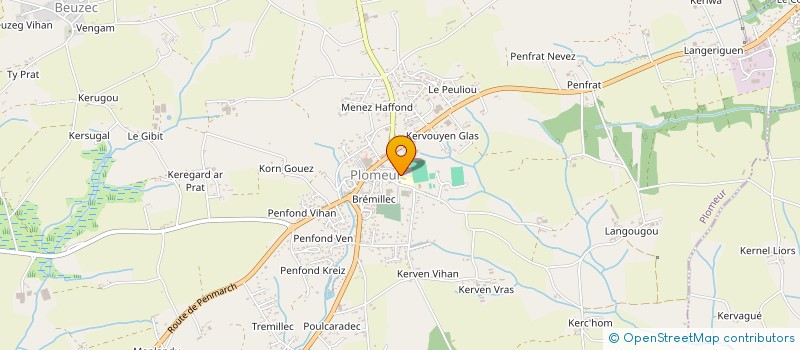 localisation de l'entreprise MADAME BERENGERE JARNOUX  PLOMEUR