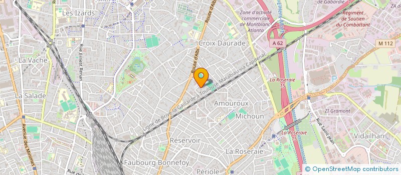 localisation de l'entreprise MADAME BERENGERE LAFUMAT à TOULOUSE