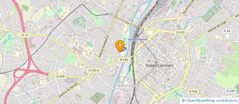 localisation de l'entreprise MADAME BERENGERE LECONTE à VALENCIENNES