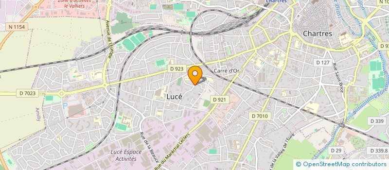 localisation de l'entreprise MADAME BERENGERE LEMAIRE à LUCE