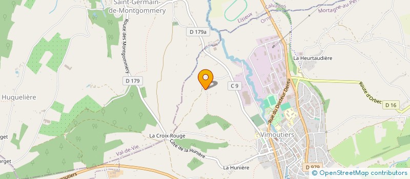 localisation de l'entreprise MADAME BERENGERE LHOMMEAU à VIMOUTIERS