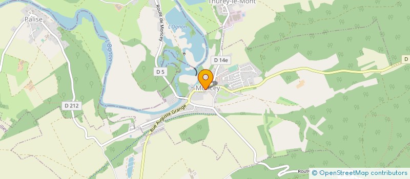localisation de l'entreprise MADAME BERENGERE MARGUET à PALISE