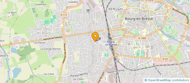 localisation de l'entreprise MADAME BERENGERE MARGUIN à BOURG-EN-BRESSE
