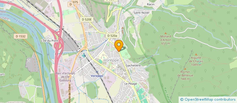 localisation de l'entreprise MADAME BERENGERE MARTIN  SAINT-JEAN-DE-MOIRANS