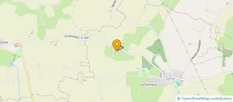 localisation de l'entreprise MADAME BERENGERE MAUSSION  ERDRE-EN-ANJOU