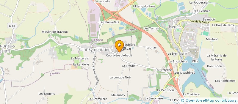 localisation de l'entreprise MADAME BERENGERE MERIENNE  SAINT-SYMPHORIEN