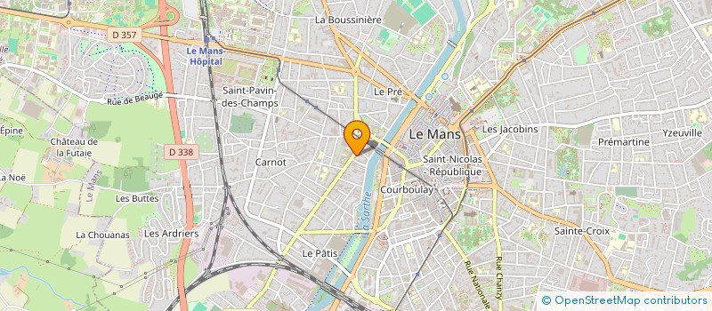 localisation de l'entreprise MADAME BERENGERE MUSSARD  LE MANS