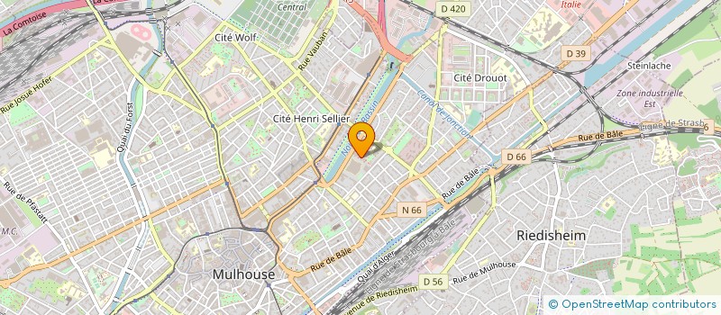 localisation de l'entreprise MADAME BERENGERE PARIS  MULHOUSE