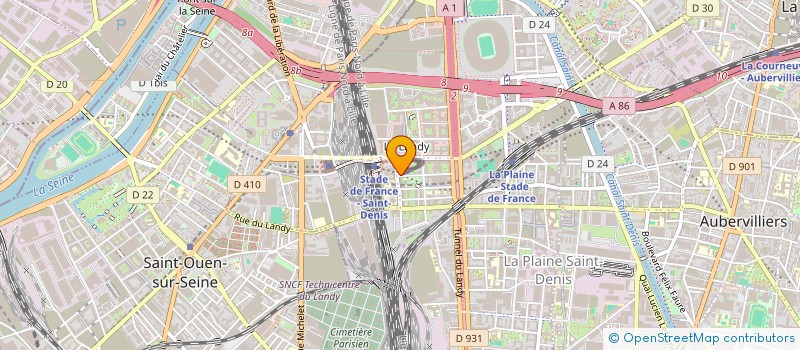 localisation de l'entreprise MADAME BERENGERE PAULET  SAINT-DENIS