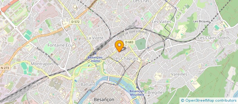 localisation de l'entreprise MADAME BERENGERE PEMERLE à BESANCON