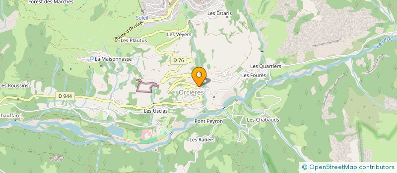 localisation de l'entreprise MADAME BERENGERE PETIT  ORCIERES