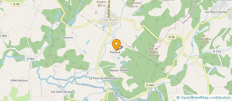 localisation de l'entreprise MADAME BERENGERE PEYRELADE à LE BUIS