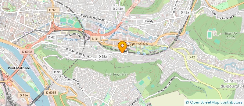 localisation de l'entreprise MADAME BERENGERE PIEDNOEL  ROUEN