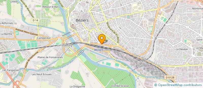 localisation de l'entreprise MADAME BERENGERE PORCHER à BEZIERS