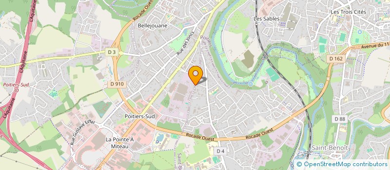 localisation de l'entreprise MADAME BERENGERE PUGET à POITIERS